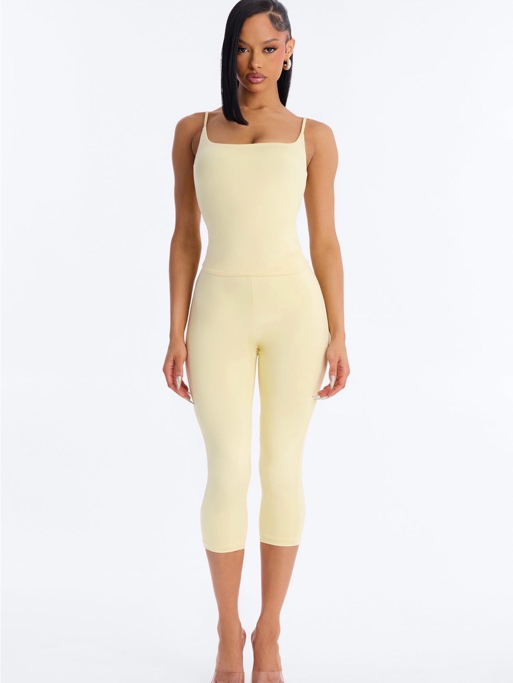 Butter Yellow Capris Pants